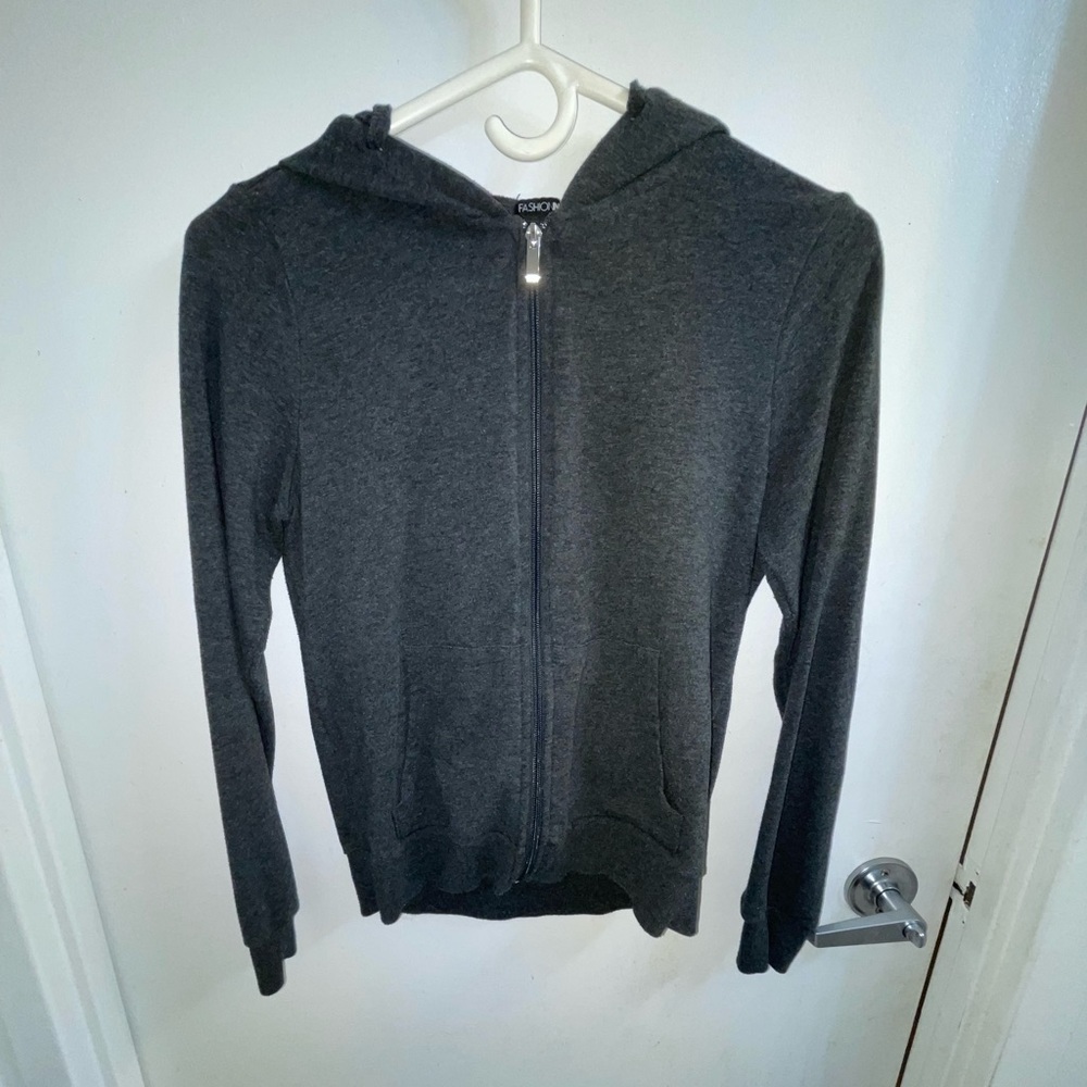 Grey hoodie